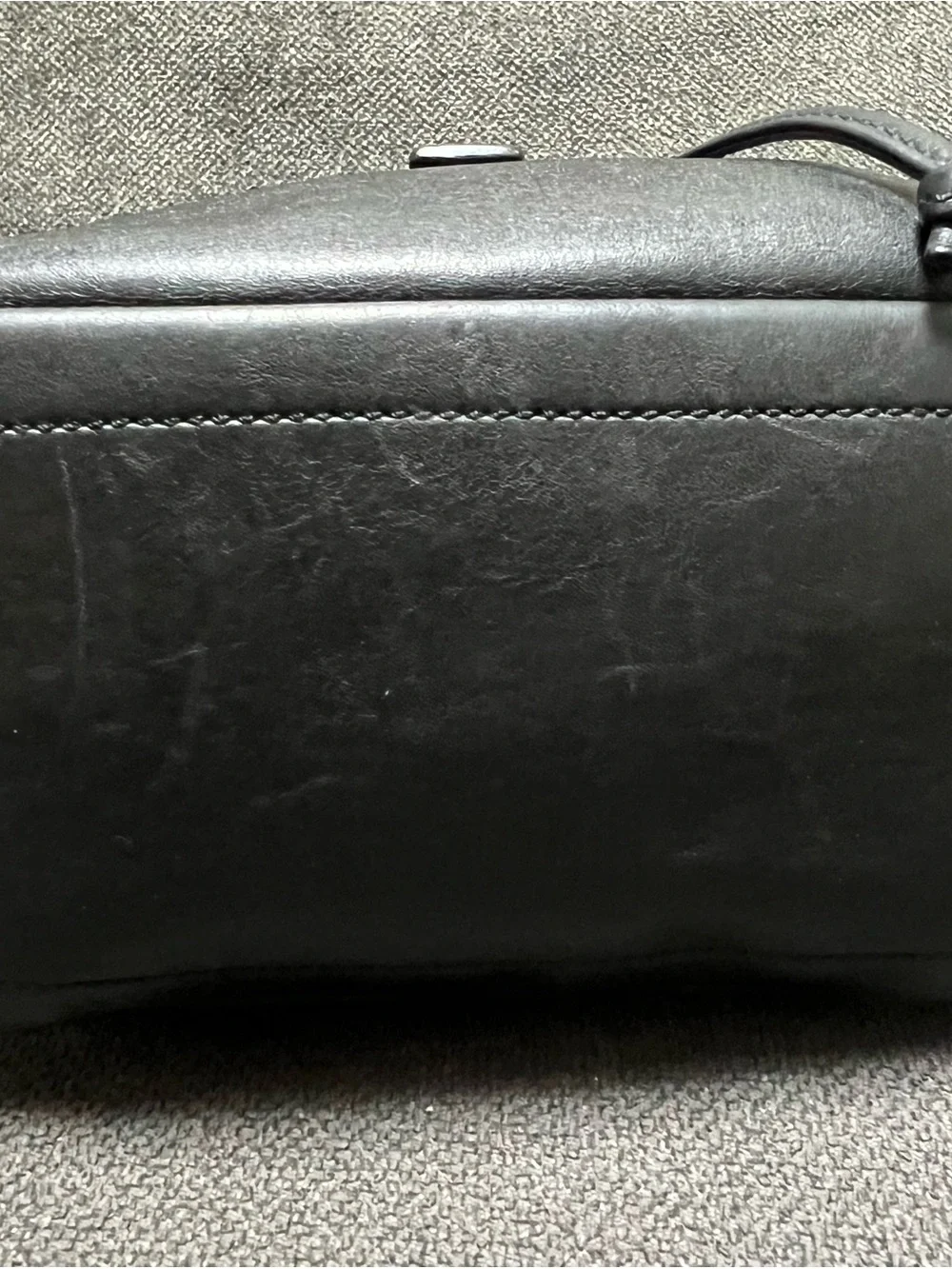 EXCELLENT CONDITION Coach Black Leather DayPack Back pack - Authentic! - Picture 12 of 12